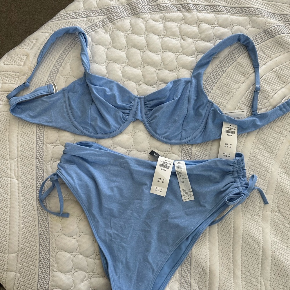 Abercrombie & Fitch Light Blue Bikini